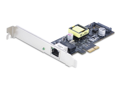 [PR12GIP-NETWORK-CARD] StarTech.com 1-Port 2.5Gbps NBASE-T PoE Network Card, Intel I225-V, 802.3af/at PoE+ Multi-Gigabit NIC, PCI Express Server LAN Card, SATA Powered Desktop Ethernet Interface - Supports Windows, Linux, VMware ESXI (PR12GIP-NETWORK-CARD)