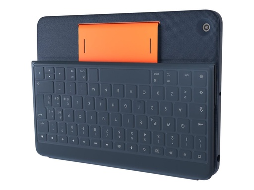 [920-010103] Logitech Rugged Combo 3 - Tastatur und Foliohülle - Apple Smart connector - QWERTY - Spanisch - für Apple 10.2-inch iPad (7. Generation, 8. Generation, 9. Generation)