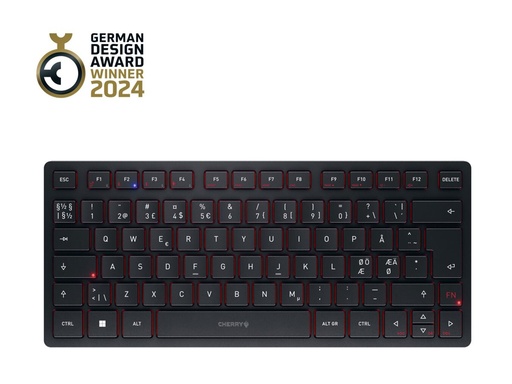 [JK-9250PN-2] Cherry KW 9200 MINI - Tastatur - kabellos - 2.4