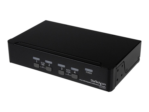 [SV431DPUA] StarTech.com 4 Port DisplayPort USB KVM Switch mit Audio