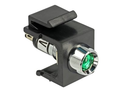[86456] Delock Keystone LED green 6 V - Modulare Eingabe