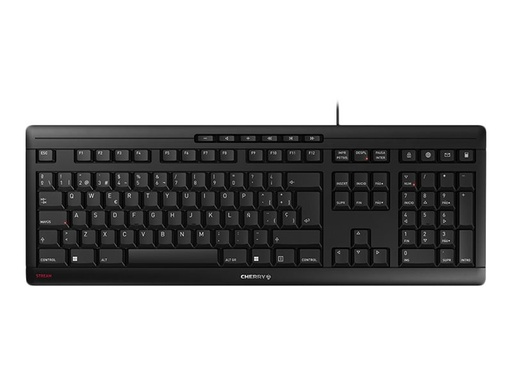 [JK-8500ES-2] Cherry STREAM KEYBOARD - Tastatur - USB - Spanisch