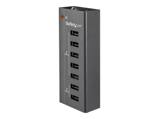 [ST7C51224EU] StarTech.com ST7C51224EU USB Ladestation (7 Ports, 5x 1A Ports & 2x 2A Ports, Standalone,  USB Ladestreifen fur mehrere Gerate)