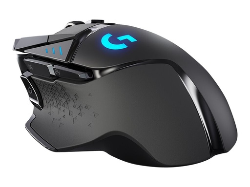 [910-005567] Logitech Gaming Mouse G502 LIGHTSPEED - Maus - optisch - 11 Tasten - kabellos, kabelgebunden - 2.4 GHz - kabelloser Empfänger (USB)