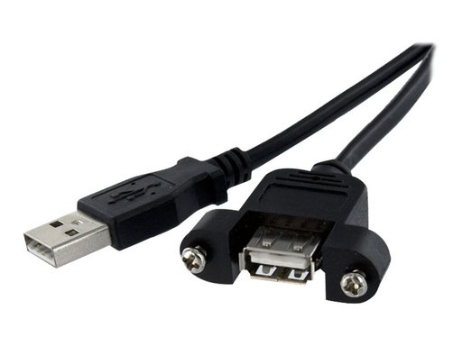[USBPNLAFAM1] StarTech.com 30cm USB A auf A Blendenmontage Kabel - Bu/St - USB-Verlängerungskabel - USB (M)
