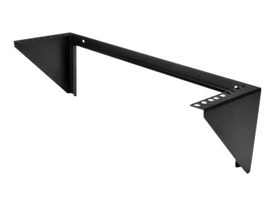 [RK319WALLV] StarTech.com 19 Zoll 3HE Wandhalter Rack Mount vertikal - 3U Rack Bracket 19 Wandverteiler in Stahl schwarz - Open Frame - Halterung - geeignet für Wandmontage - Schwarz - 3U - 48.3 cm (19")