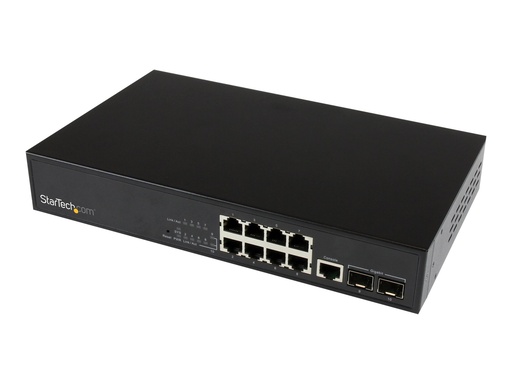 [IES101002SFP] StarTech.com Switch - managed - 8 x 10/100/1000