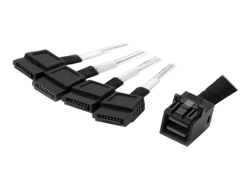 [SAS43SAT1M] StarTech.com Internes Mini-SAS auf SATA Kabel - SFF-8643 zu 4x SATA - 1m - SATA- / SAS-Kabel - 4x Mini SAS HD (SFF-8643)
