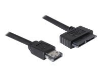 [84413] Delock Power Over eSATA cable - Power Over eSATA-Kabel - Slimline SATA (W)