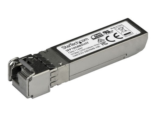 [SFP10GBBXUST] StarTech.com Startech SFP-10GB-BX-D-STA-ST Transceiver Modul (Cisco SFP-10GB-BX-D-STA kompatibel, SFP+, 10 Gbit/s, 10 km, Single Mode, Mini-GBIC)