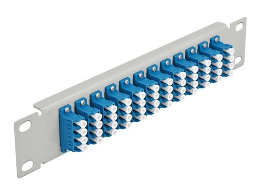 [66796] Delock Patch Panel - SC SM X 48 - Grau - 1U - 25.4 cm (10")