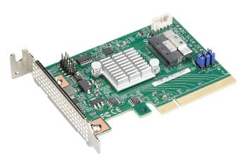 [AOC-SLG4-2E4T-O-USED] Supermicro 2-port NVMe HBA AOC-SLG4-2E4T-O - USED - m.2 NVMe