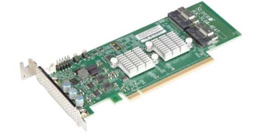 [AOC-SLG4-4E4T-O-USED] Supermicro 4-port NVMe SSD low profile PCIe 4.0 x16 AOC-SLG4-4E4T-O - USED - m.2 NVMe