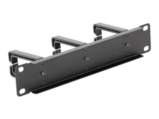 [43342] Delock Kabelmanagement - 25.4 cm - Jet Black, RAL 9005 - 1U - 25.4 cm (10")