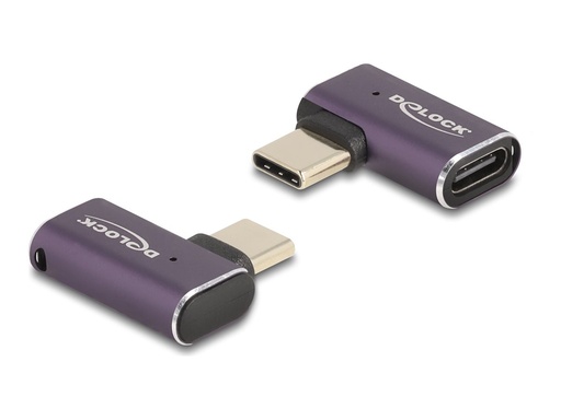 [60287] Delock USB-Adapter - USB-C (M) links/rechts abgewinkelt zu USB-C (W)