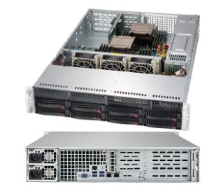 [CSE-825TQC-R802WB-OB] Supermicro Chassis SuperChassis 2U CSE-825TQC-R802WB - Open Box