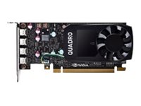 [490-BEQY] Dell NVIDIA Quadro P620 Half Height (Precision SFF) - Grafikkarten - Quadro P620 - 2 GB GDDR5 - PCIe 3.0 x16 - 4 x Mini DisplayPort - für Precision 3430 Small Form Factor; Precision Tower 3420 (SFF)
