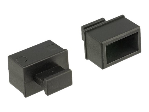 [64021] Delock Dust Cover for SFP - Schutzumschlag - Schwarz (Packung mit 10)