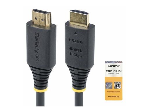 [HDMI2-CABLE-4K60-4M] StarTech.com 4m (13ft) Premium Certified High