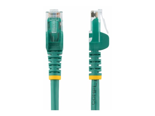 [N6PATC10MGN] StarTech.com 10m CAT6 Ethernet Cable, 10 Gigabit Snagless RJ45 650MHz 100W PoE Patch Cord, CAT 6 10GbE UTP Network Cable w/Strain Relief, Green, Wiring is UL Certified/TIA - Category 6 - 24AWG (N6PATC10MGN)