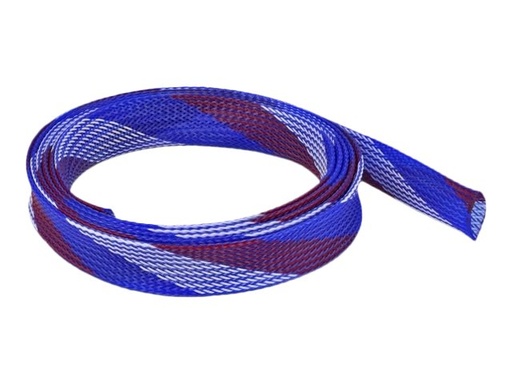 [20751] Delock Geflechtschlauch - dehnbar - 2 m - weiß