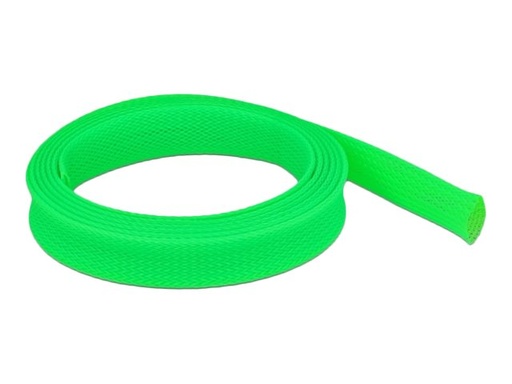 [20744] Delock Geflechtschlauch - dehnbar - 2 m - grün