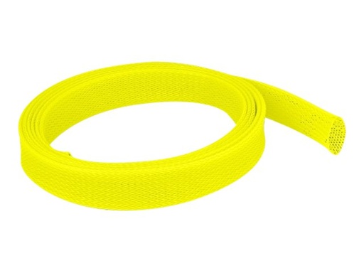 [20750] Delock Geflechtschlauch - dehnbar - 2 m - Gelb