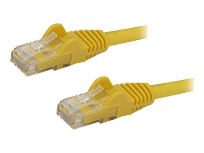 [N6PATC50CMYL] StarTech.com Startech 50cm CAT6 Ethernet Cable, 10 Gigabit Snagless RJ45 650MHz 100W PoE Patch Cord, CAT 6 10GbE UTP Network Cable w/Strain Relief, Yellow, Wiring is UL Certified/TIA - Category 6 - 24AWG (N6PATC50CMYL)
