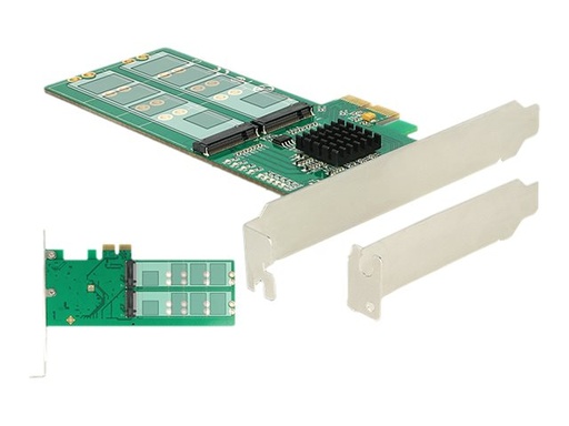 [89588] Delock PCI Express Card > 4 x internal M.2 Key B