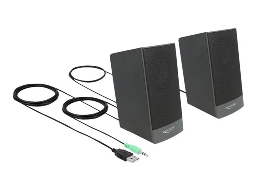 [27001] Delock Lautsprecher - für PC - 3 Watt (Gesamt)
