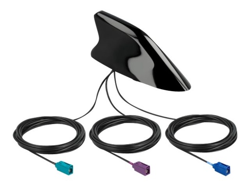 [89014] Delock Antenne - Haifischflosse - Navigation, Mobiltelefon, Wi-Fi - 2 dBi (für 1.575 MHz)