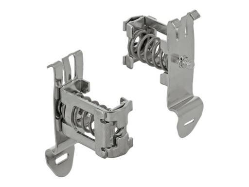 [66440] Delock Shield Clamp - Kabelklammer - DIN schienenmontierbar
