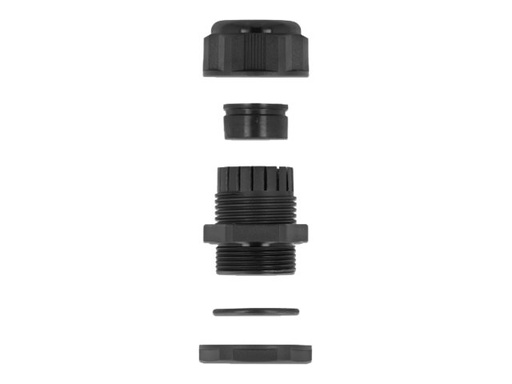 [60367] Delock PG21 - Kabelverschraubung - Schwarz (Packung mit 2)