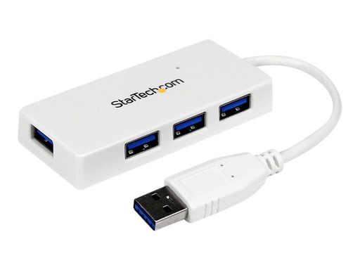 [ST4300MINU3W] StarTech.com 4 Port USB 3.0 SuperSpeed Hub - Weiß