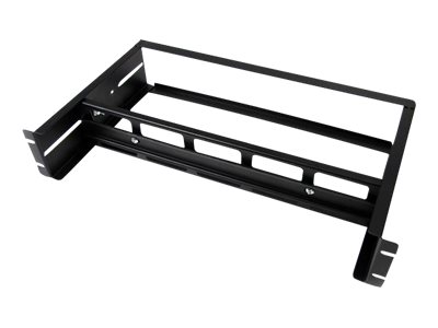 [ADJDINKIT] StarTech.com 19" DIN Rail Rackmount Kit einstellbar mit Hutschiene/Mini/ G-Schiene - Rack-Schienen-Kit - Schwarz - 2U - 48.3 cm (19")