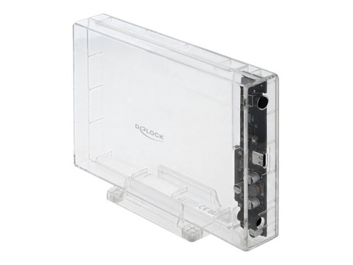 [42623] Delock External Enclosure for 3.5" SATA HDD with USB Type-C - Speichergehäuse - 3.5" (8.9 cm)