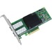 [X710DA2G1P5] Intel X710-DA2 - Eingebaut - Kabelgebunden - PCI Express - Faser - 40000 Mbit/s - Grün - Silber