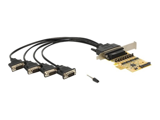 [89447] Delock PCI Express Card > 4 x Serial with voltage supply