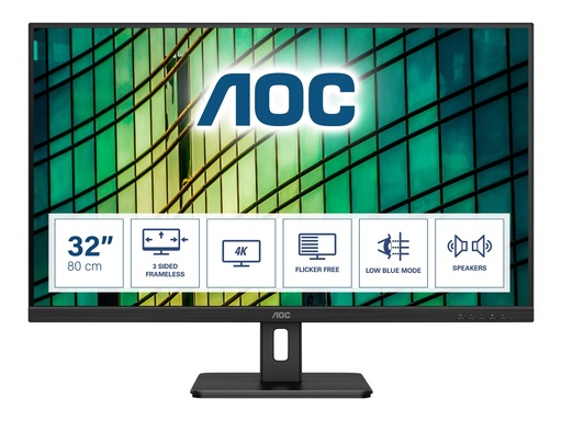 [U32E2N] AOC U32E2N - LED-Monitor - 80 cm (32") (31.5" sichtbar)