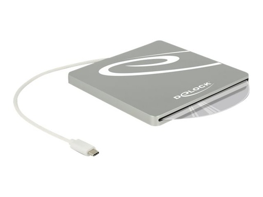 [42605] Delock 5.25 External Enclosure Slot-in Slim SATA > USB C - Speichergehäuse - SATA - USB 3.1 (Gen 1)