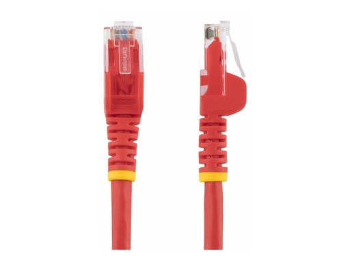 [N6PATC7MRD] StarTech.com Startech 7m CAT6 Ethernet Cable, 10 Gigabit Snagless RJ45 650MHz 100W PoE Patch Cord, CAT 6 10GbE UTP Network Cable w/Strain Relief, Red, Wiring is UL Certified/TIA - Category 6 - 24AWG (N6PATC7MRD)