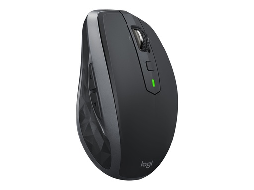 [910-006211] Logitech MX Anywhere 2S - Maus - Laser - 7 Tasten - kabellos - 2.4 GHz, Bluetooth - kabelloser Empfänger (USB)