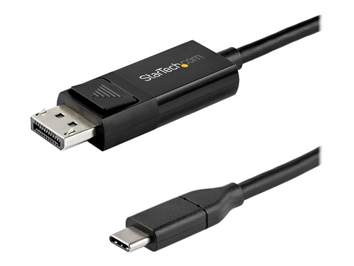 [CDP2DP141MBD] StarTech.com StarTech 3ft/1m USB C to DisplayPort 1.4 Cable 8K 60Hz/4K, Bidirectional DP to USB-C or USB-C to DP Reversible Video Adapter Cable, HBR3/HDR/DSC, USB Type C/Thunderbolt 3 Monitor Cable - 8K USB-C to DP Cable (CDP2DP141MBD)