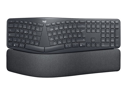 [920-009167] Logitech ERGO K860 - Tastatur - kabellos - 2.4 GHz, Bluetooth 5.0