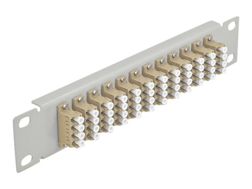 [66798] Delock Patch Panel - LC MM X 48 - Grau - 1U - 25.4 cm (10")