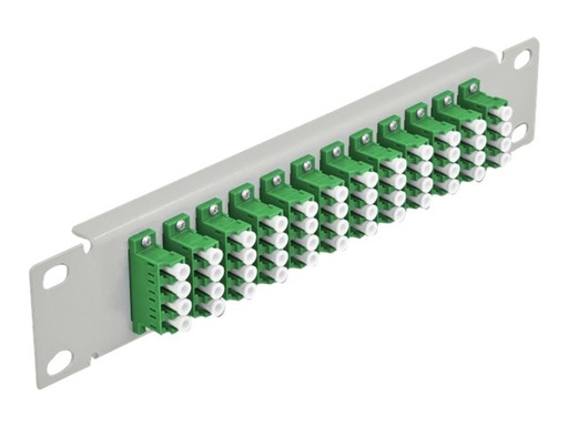 [66797] Delock Patch Panel - LC SM X 48 - Grau - 1U - 25.4 cm (10")