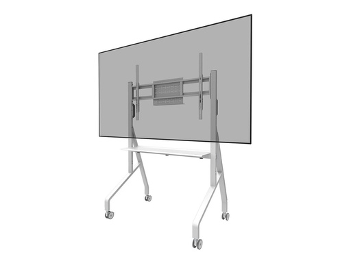 [FL50-525WH1] Neomounts Move Go FL50-525WH1 - Wagen - für Flachbildschirm - verriegelbar - Stahl - weiß - Bildschirmgröße: 139.7-218.4 cm (55"-86")