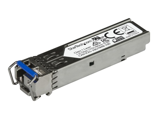 [SFPGE10KT4R3] StarTech.com SFPGE10KT4R3 Transceiver Modul (SFP Module, 1000Base-BX10-D Juniper kompatibel, Glasfaser, LC Single Mode mit DDM)