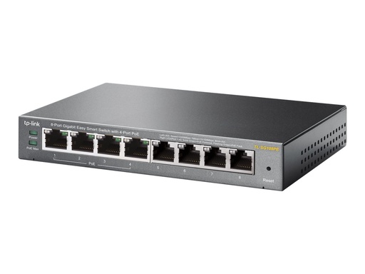 [TL-SG108PE] TP-LINK Easy Smart TL-SG108PE - Switch - Smart - 4 x 10/100/1000 (4 PoE+)