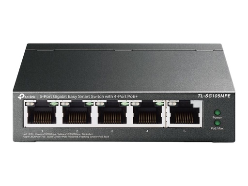 [TL-SG105MPE] TP-LINK TL-SG105MPE V1.60 - Switch - 5 x 10/100/1000